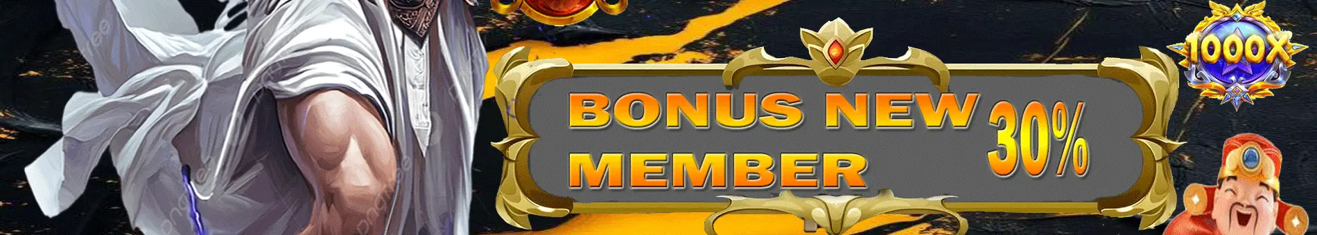 BONUS NEW MEMBER 30%