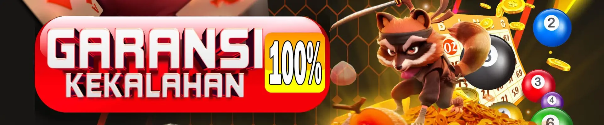 GARANSI KEKALAHAN 100%