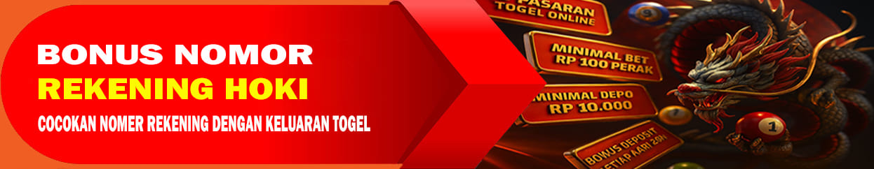 BONUS NOMOR REKENING HOKI